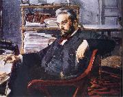 Mikhail Vrubel The Portrait of Alzheimer Chebyshev France oil painting artist